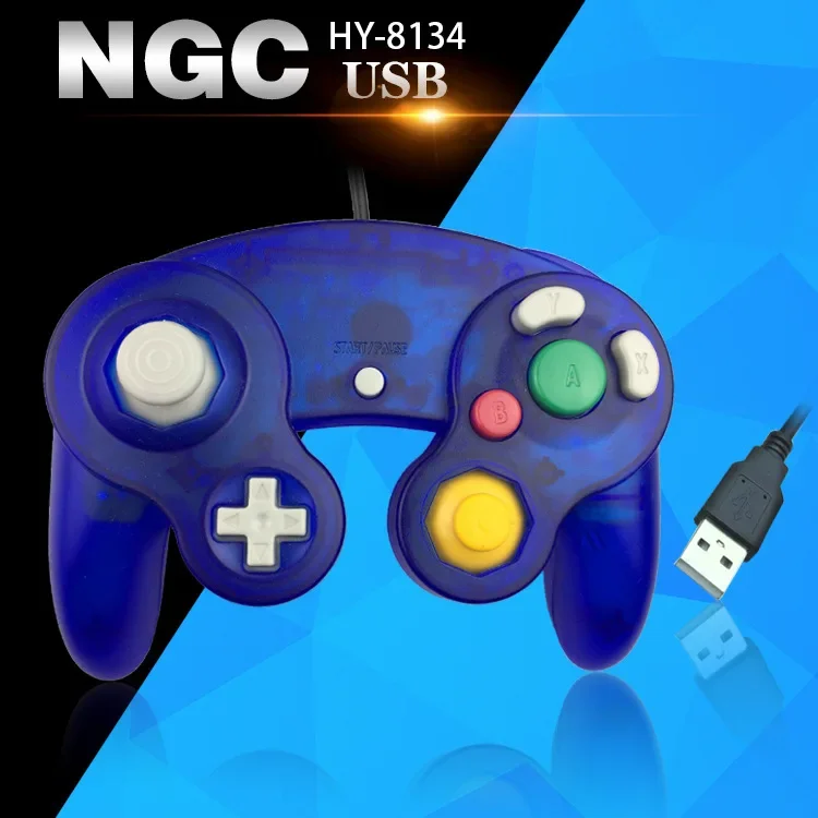 Retro Game Controller Usb - وحدة تحكم ألعاب ريترو لجهاز Gamecube،