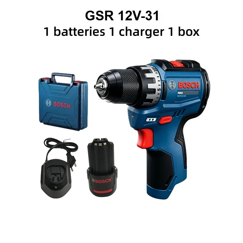 Electric Gadget - مثقاب بوش بروفيشنال GSR 12V-31 اللاسلكي،