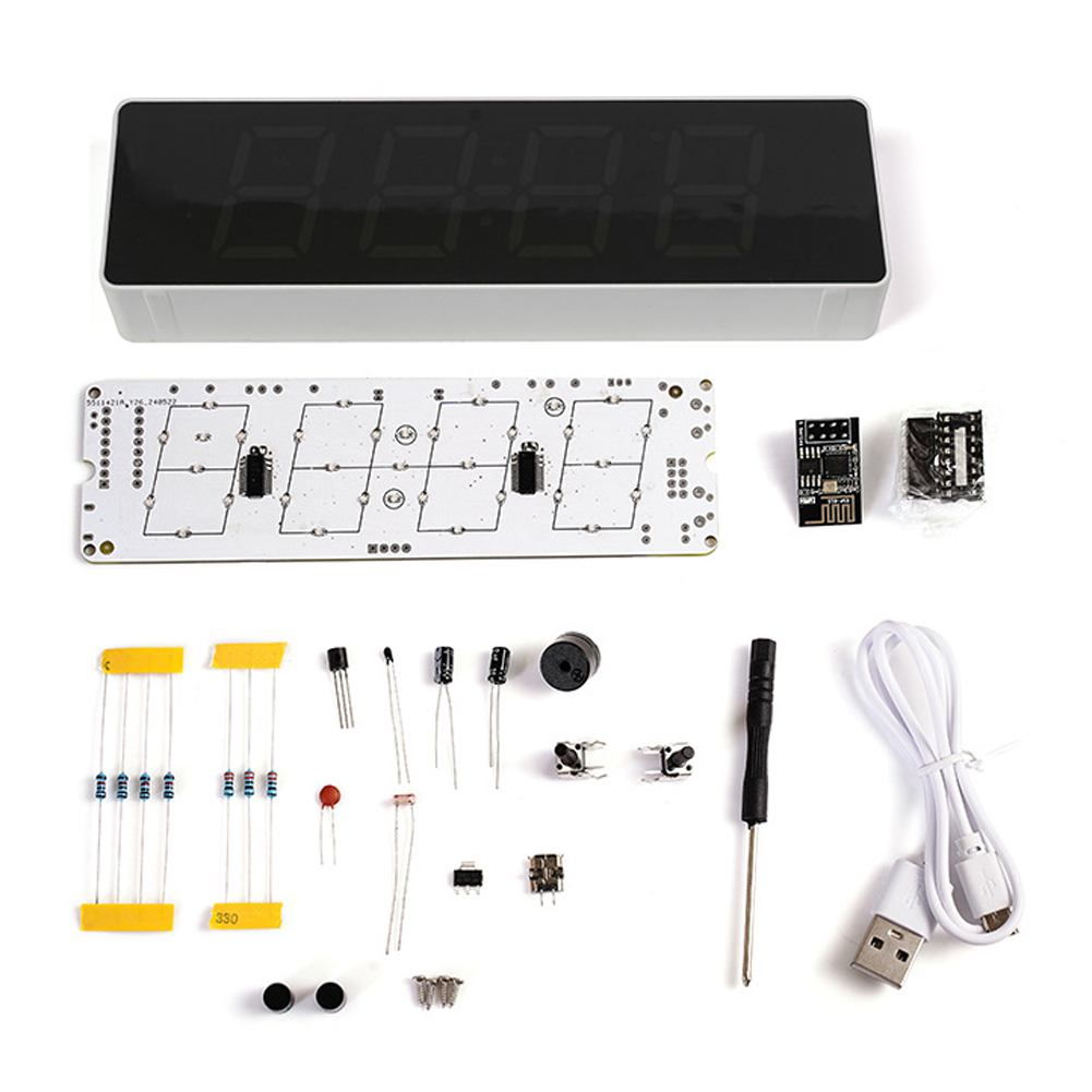 مجموعة ساعة إلكترونية ذكية واي - مراجعة Diy Electronics Gadgets وسعره