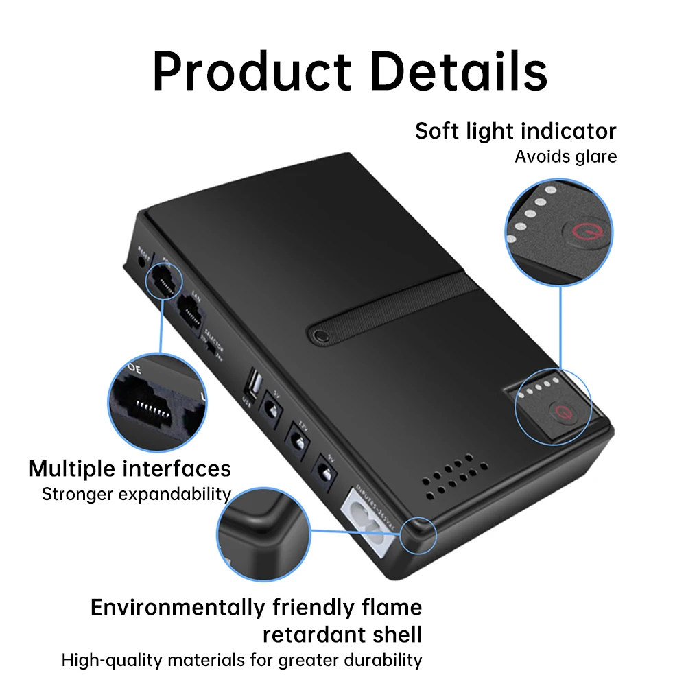 مصدر طاقة UPS صغير للراوتر وال - مراجعة Portable Wifi Hotspot وسعره