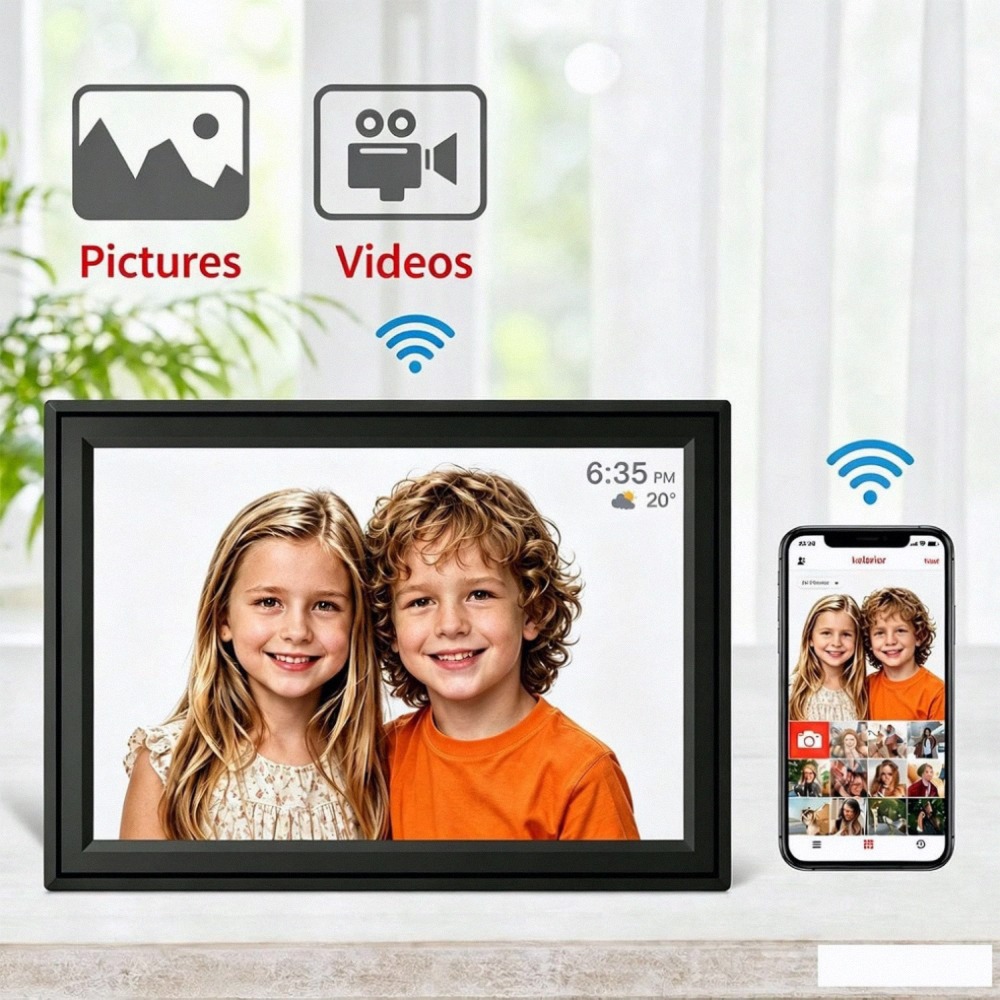 إطار صور رقمي 10.1 بوصة بشاشة  - مراجعة Digital Photo Frame Wifi وسعره