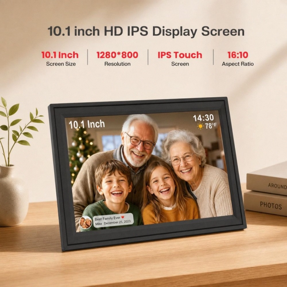 إطار صور رقمي 10.1 بوصة بشاشة  - مراجعة Digital Photo Frame Wifi وسعره