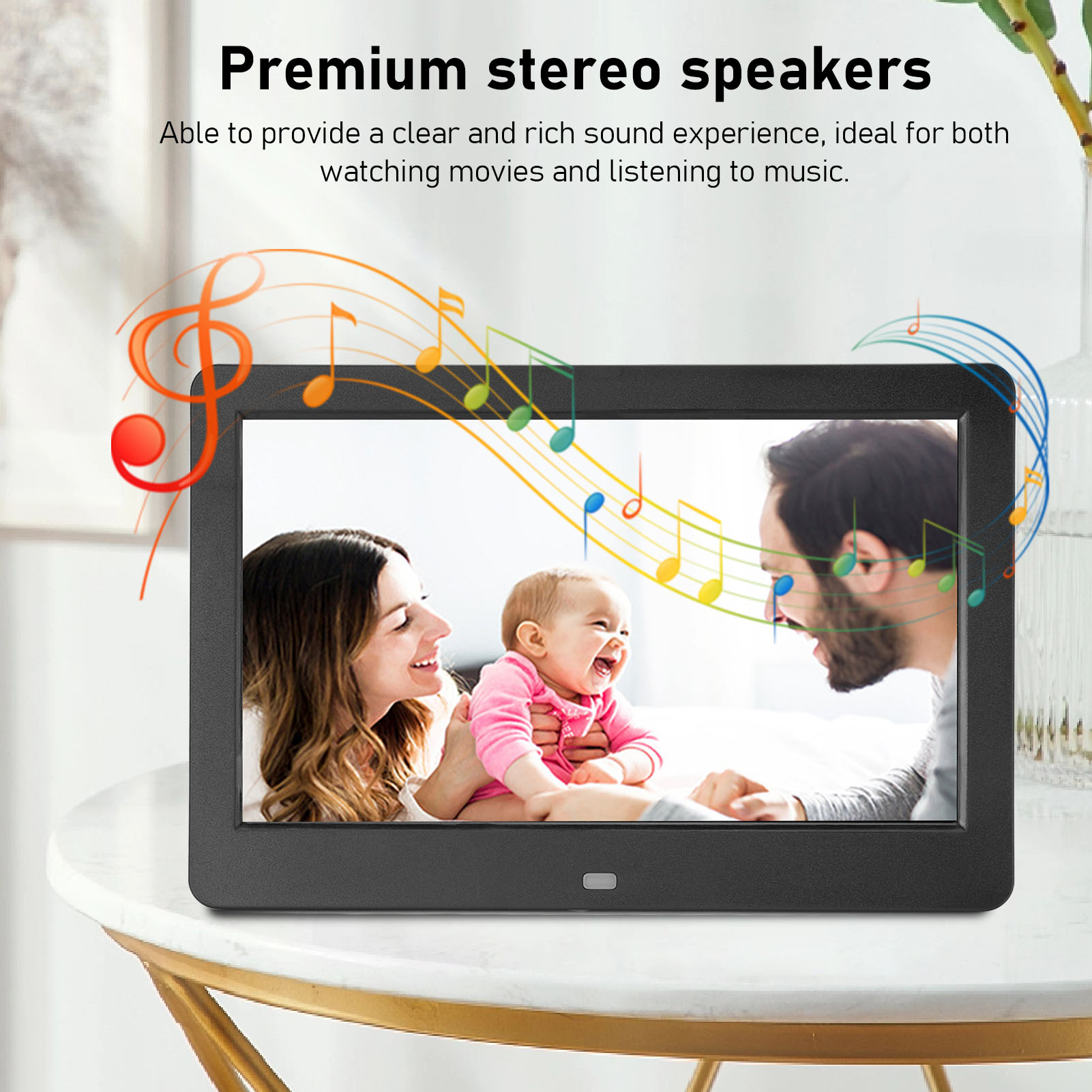إطار صور رقمي مكبر صوت ستيريو  - مراجعة Digital Photo Frame Wifi وسعره