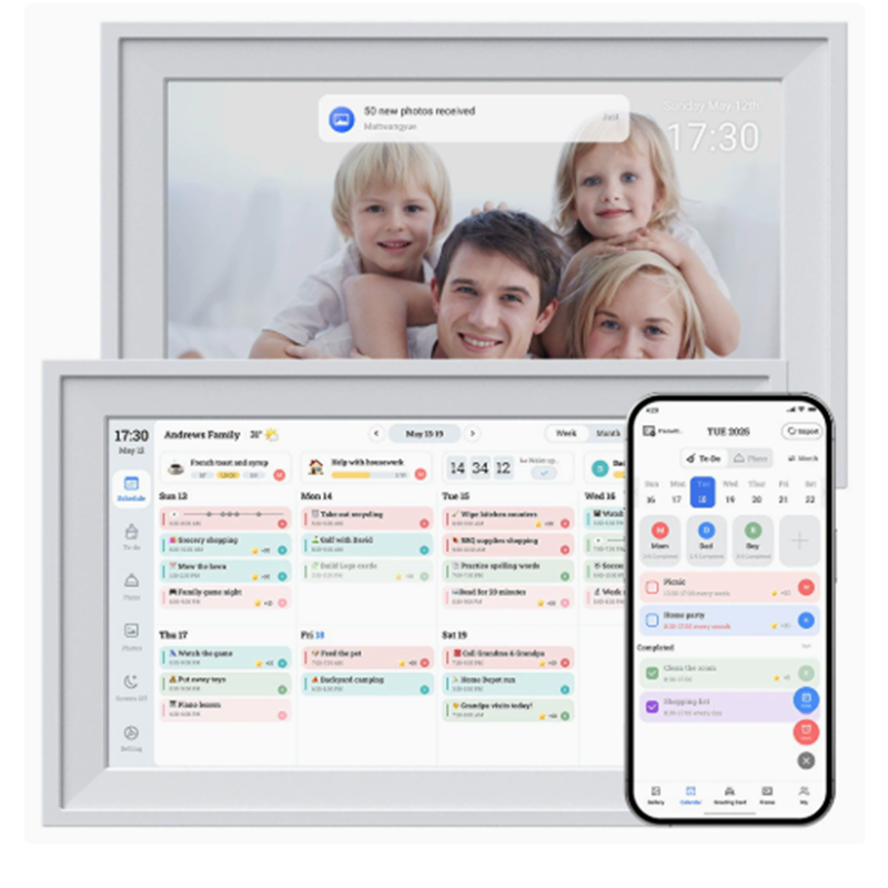 إطار صور رقمي متعدد الأحجام 10 - مراجعة Digital Photo Frame Wifi وسعره