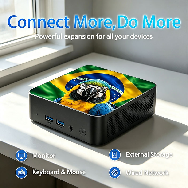 جهاز كمبيوتر صغير جديد 2026 بت - مراجعة Mini Pc Windows وسعره