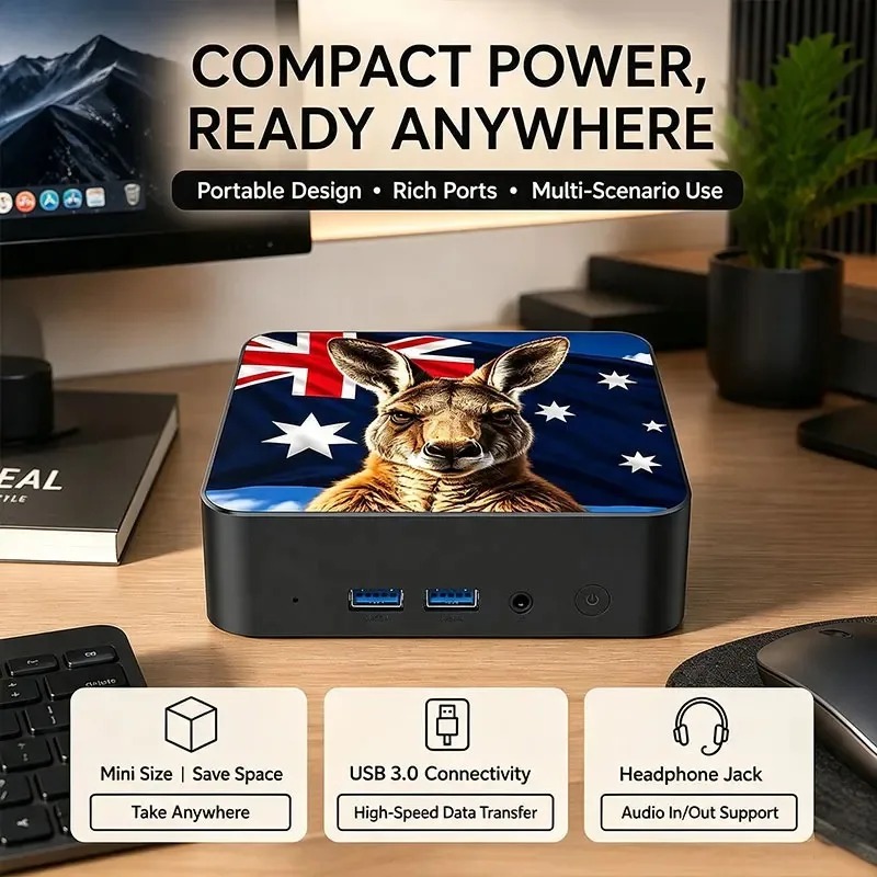 كمبيوتر صغير جديد وقوي بمعالج  - مراجعة Mini Pc Windows وسعره