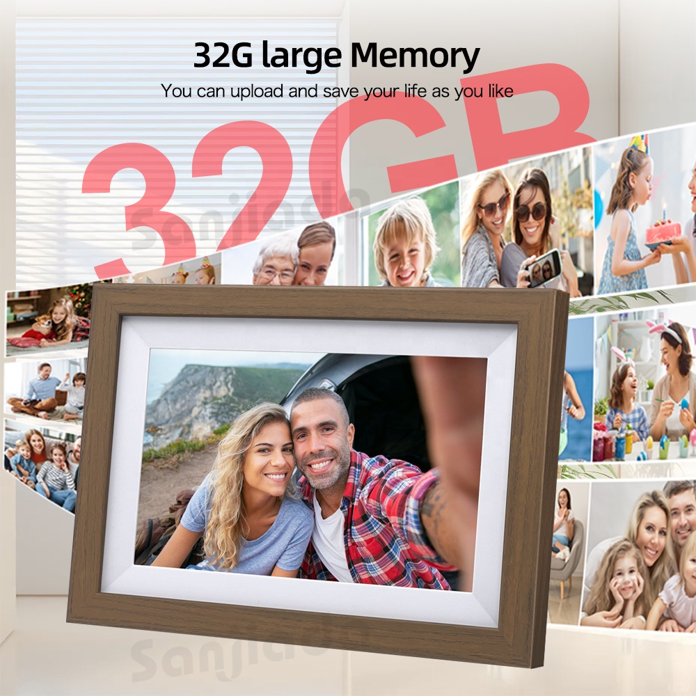 إطار صور رقمي بشاشة لمس 10.1 ب - مراجعة Digital Photo Frame Wifi وسعره
