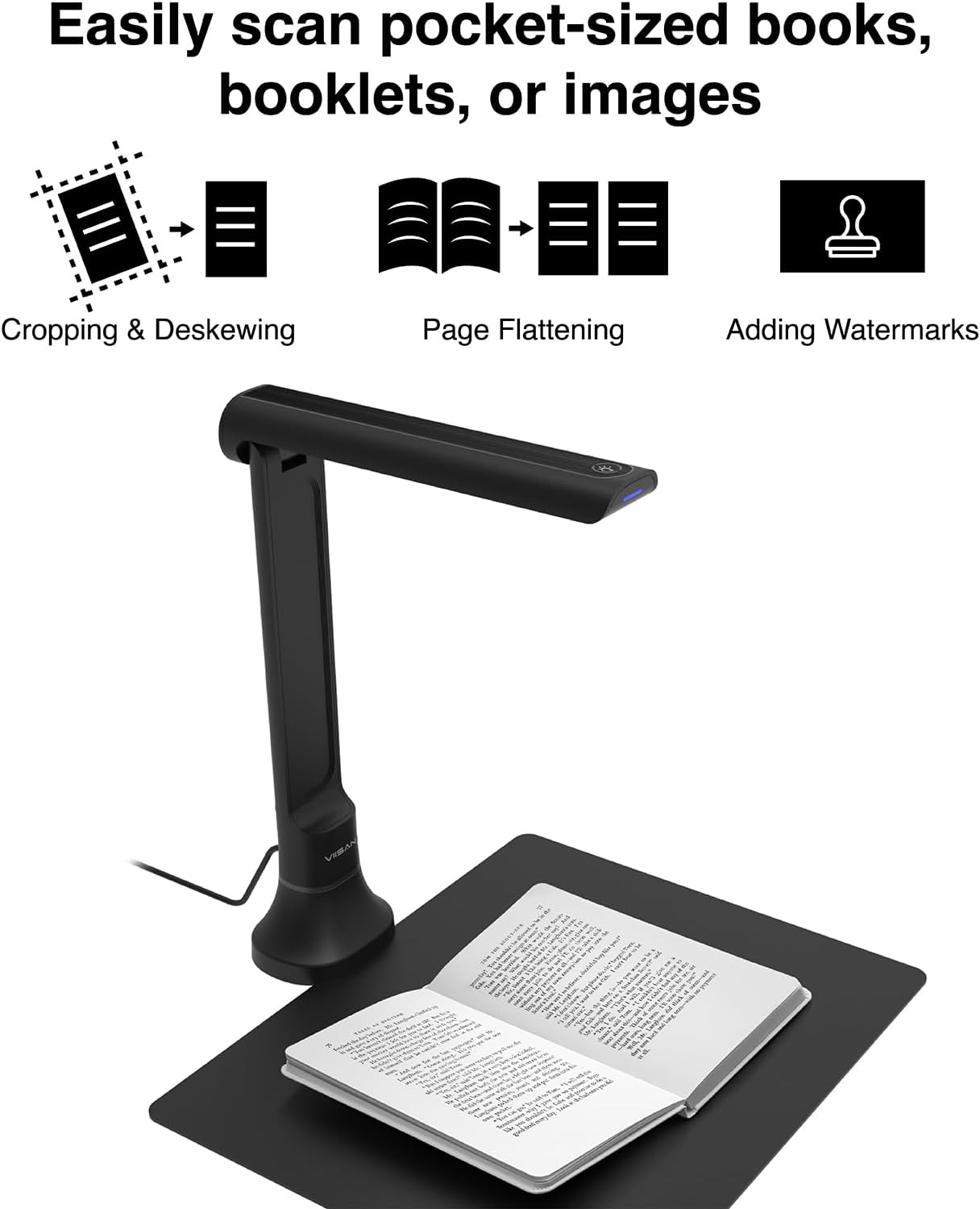 كاميرا وثائق VIISAN DB8401 بدق - مراجعة Document Camera Visualizer وسعره