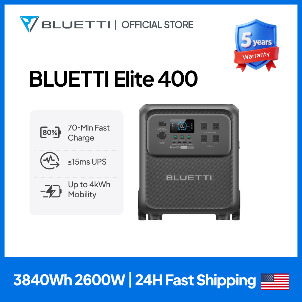 محطة طاقة شمسية BLUETTI Elite  - مراجعة Solar Powered Charger وسعره
