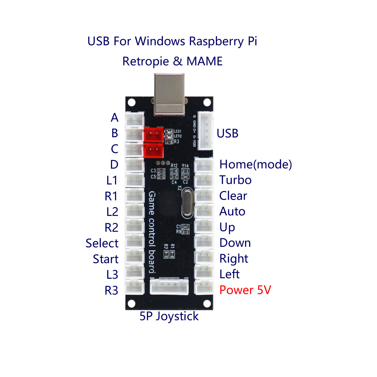 وحدة تحكم ألعاب الأركيد DIY من - مراجعة Retro Game Controller Usb وسعره