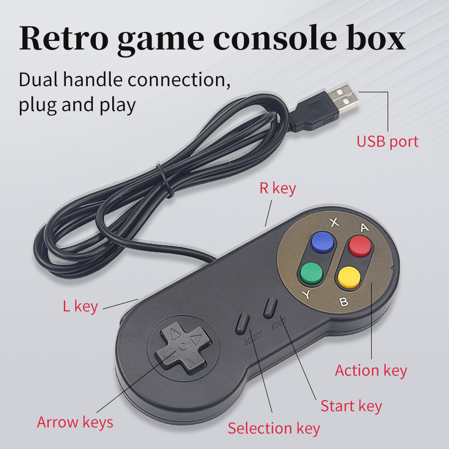 يد تحكم USB للألعاب، عصا تحكم  - مراجعة Retro Game Controller Usb وسعره