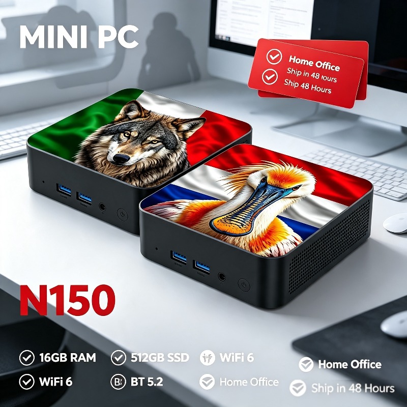 كمبيوتر صغير جديد بمعالج إنتل  - مراجعة Mini Pc Windows وسعره